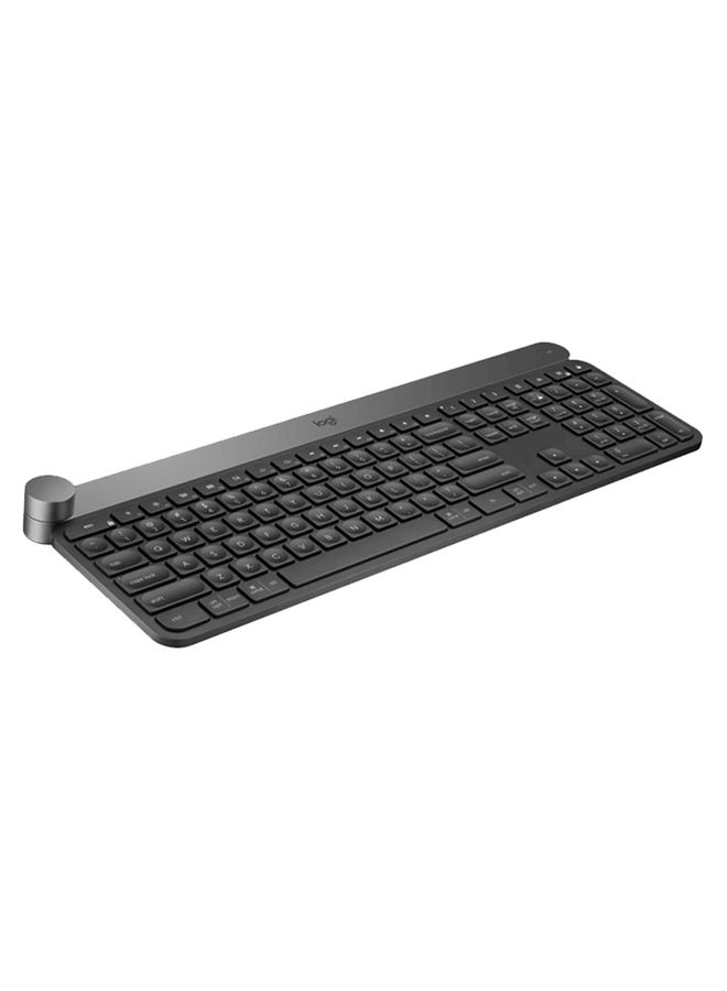 Logitech Craft Wireless Smart Bluetooth Dual Mode Silent Keyboard(Black)