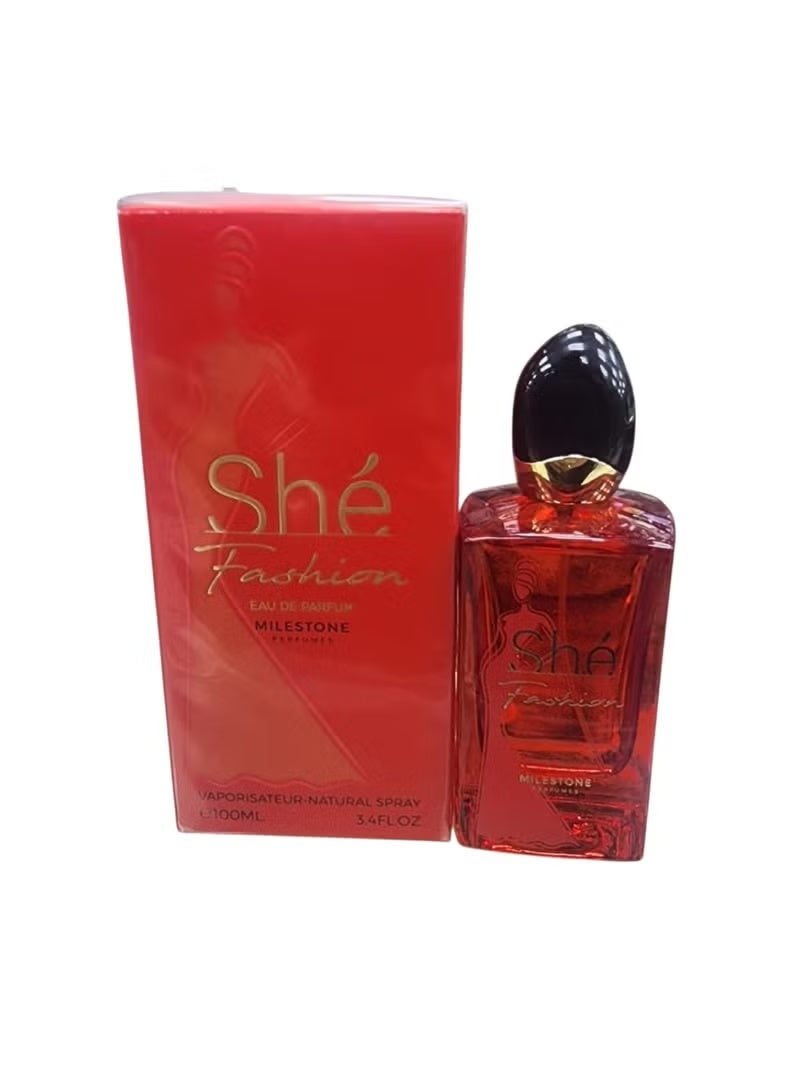 "She Fashion" perfume from "Milestone" for women, 100 ml.