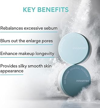 innisfree إنيسفري كورية الجمال إنيسفري بودرة المعادن بدون زيوت 5 جرام - Image 5