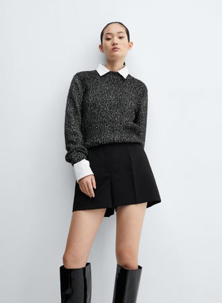 Round Neck Knitted Sweater