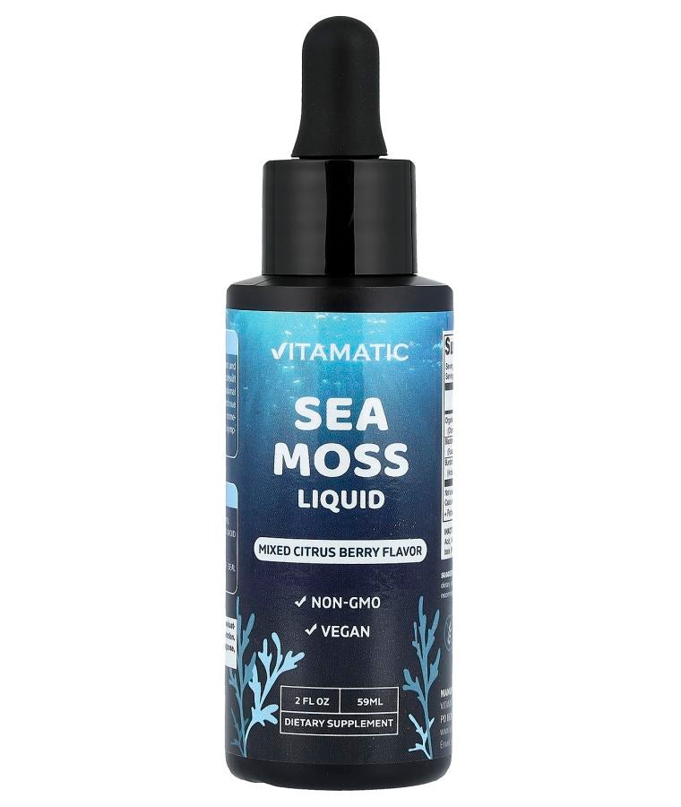 Vitamatic Sea Moss Liquid Mixed Citrus Berry 2 fl oz (59 ml)