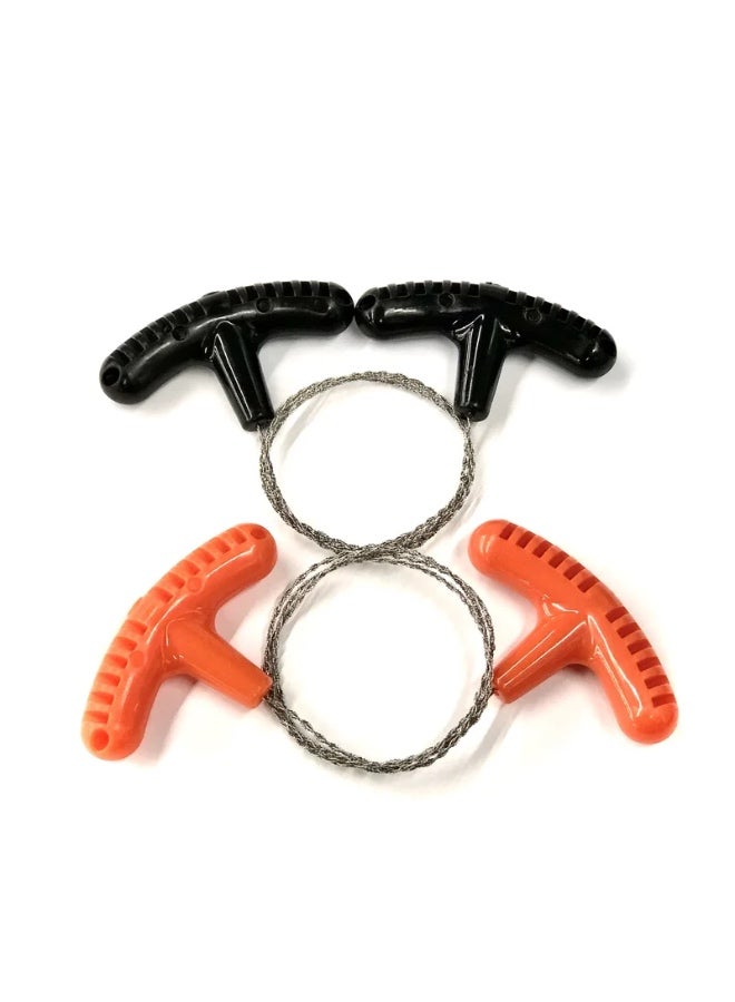 Portable Stainless Steel Wire Saw with Finger Handle for Outdoor Camping, Hiking and Pocket Hand Tool for Cutting Survival Saw Series  - Image 2