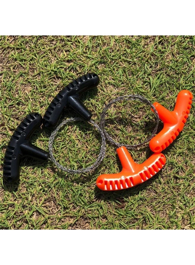 Portable Stainless Steel Wire Saw with Finger Handle for Outdoor Camping, Hiking and Pocket Hand Tool for Cutting Survival Saw Series  - Image 4