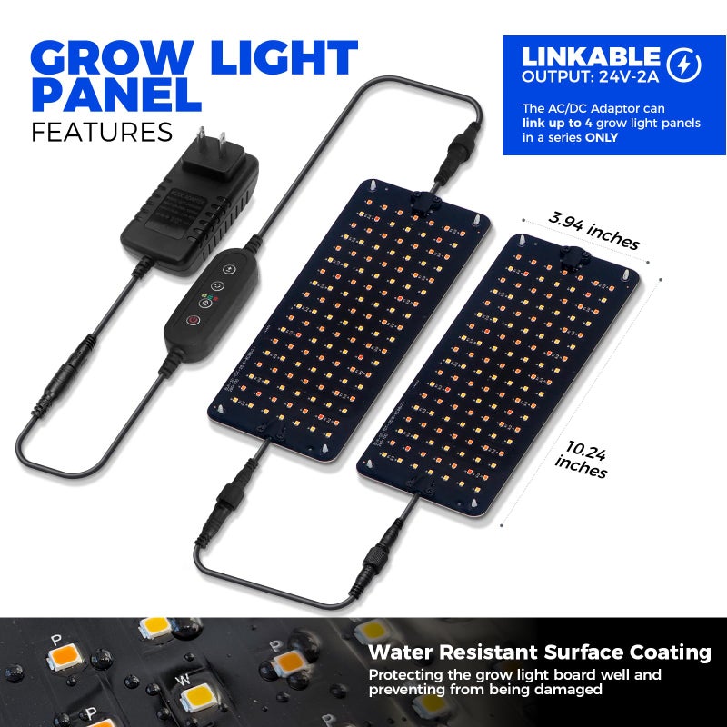 Barrina CX83 Plant Shelf with Grow Light, 5-Tier, Plant Stand with 10W Ultra-Thin Grow Light Panels for Hydroponics, Seedlings, Succulents, Flowers, Veg, 3/6/12h Timer, 15.7" L x 11.8" W x 59.1" H - Image 3