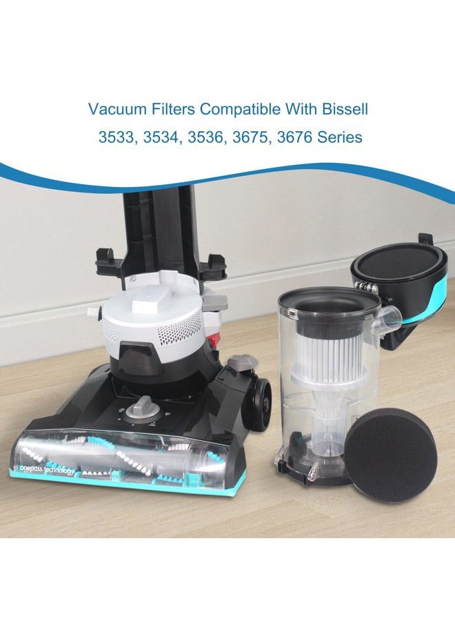 CPAI Replacement Filters Compatible with Bissell CleanView Rewind Upright Bagless Vacuum,Fits Models 3534,3313,3533,3536,3333,3335,3675,3676 Series（2 Pack) - Image 3