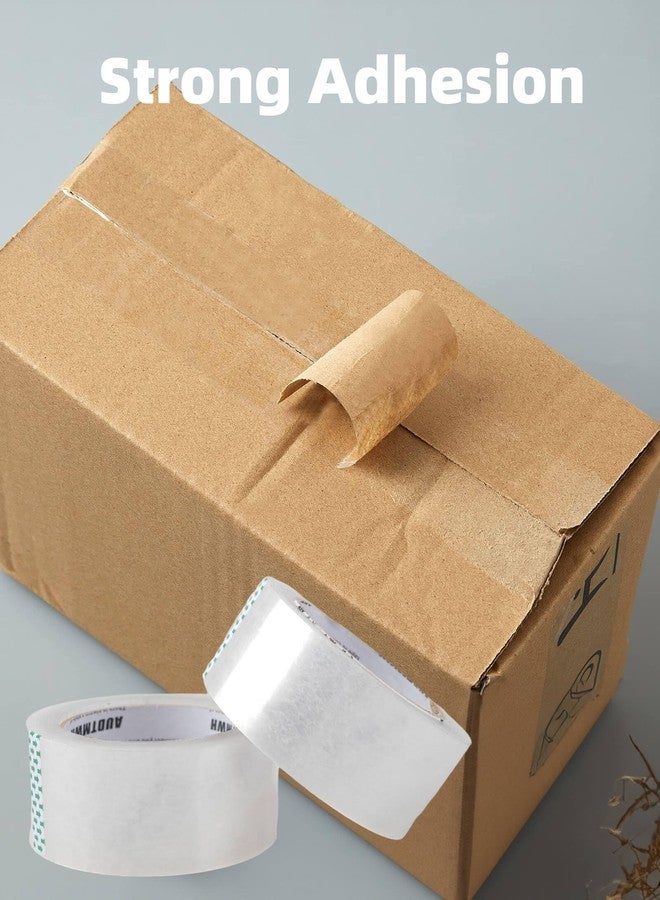 AUDTMWH Packing Tape Refills, Clear, Packaging Tape Heavy Duty Designed for Moving, Shipping and Packing, Mailing,1.88" x 60 yds, 2 Rolls - Image 5