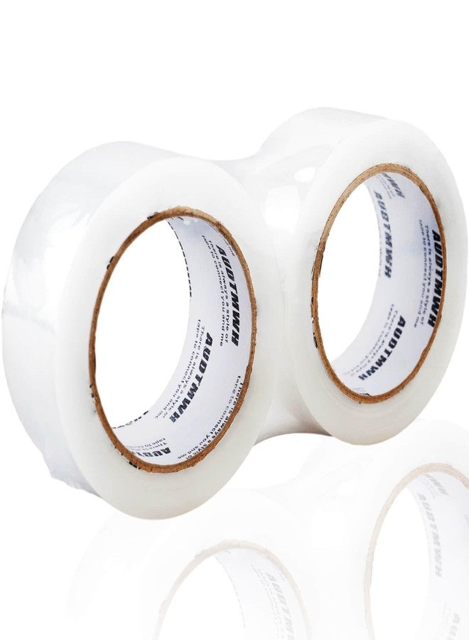 AUDTMWH Packing Tape Refills, Clear, Packaging Tape Heavy Duty Designed for Moving, Shipping and Packing, Mailing,1.88" x 60 yds, 2 Rolls - Image 1
