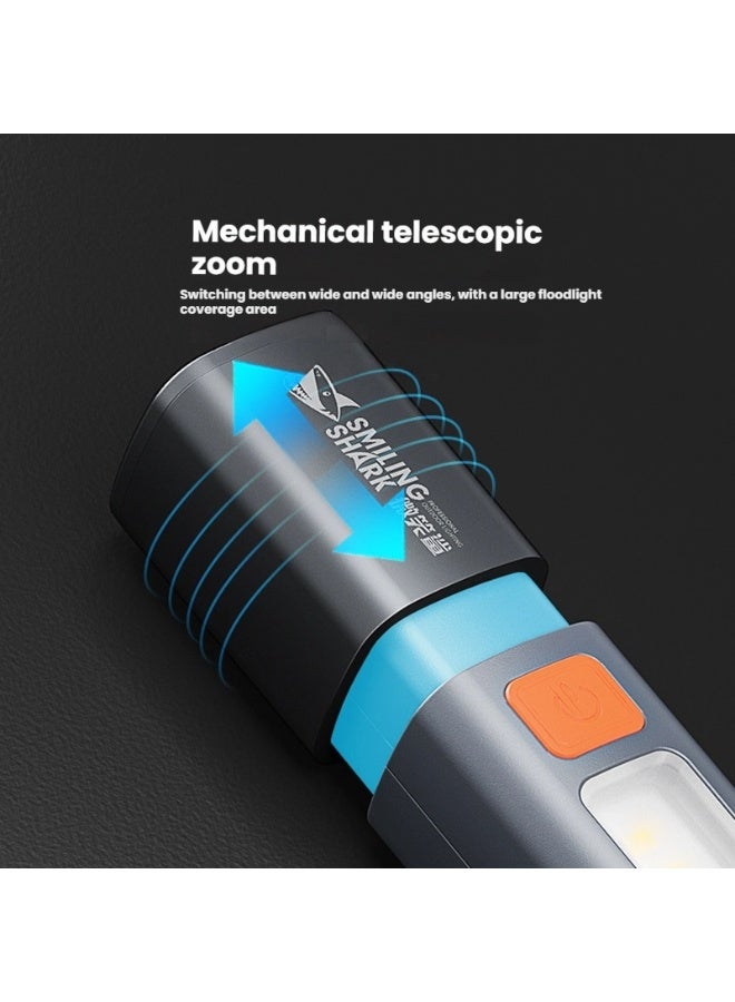 Mini Rechargeable Zoomable Flashlight High Lumen 3 Modes Outdoor Camping Essential - Image 4