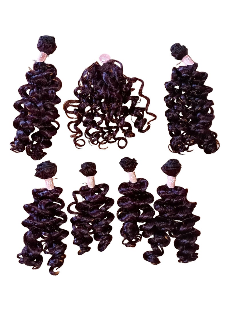 BOBBI BOSS Bobbi Boss Forever NU Weave SHIRLEY WAVE 7 Pcs (1Pack Solution-16/16/18/18/20/20+Closure) #2  - Image 3