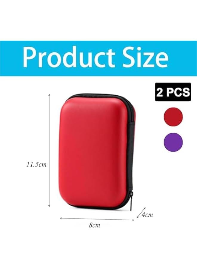 2 Pcs Card Game Case Playing Card Holder for UNO Soft Cloth Playing Card Case Waterproof Card Storage for Outdoor Gaming or Camping - Image 2