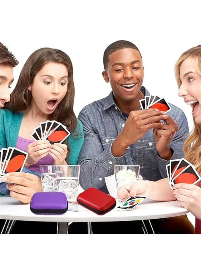 2 Pcs Card Game Case Playing Card Holder for UNO Soft Cloth Playing Card Case Waterproof Card Storage for Outdoor Gaming or Camping - Image 3