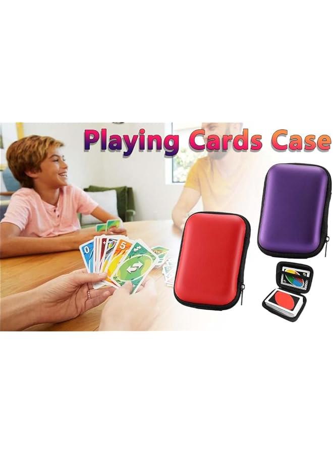 2 Pcs Card Game Case Playing Card Holder for UNO Soft Cloth Playing Card Case Waterproof Card Storage for Outdoor Gaming or Camping - Image 4