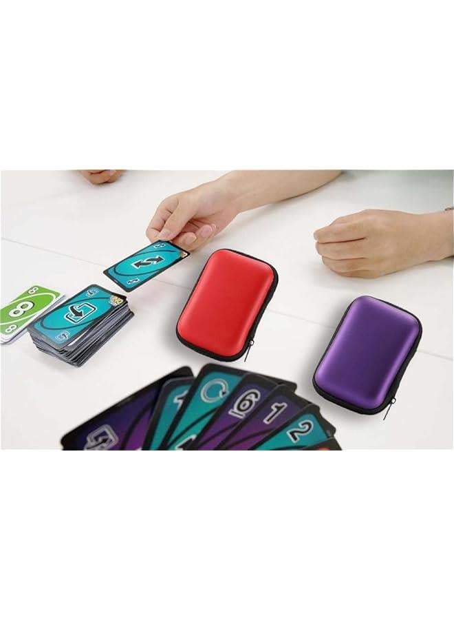 2 Pcs Card Game Case Playing Card Holder for UNO Soft Cloth Playing Card Case Waterproof Card Storage for Outdoor Gaming or Camping - Image 5