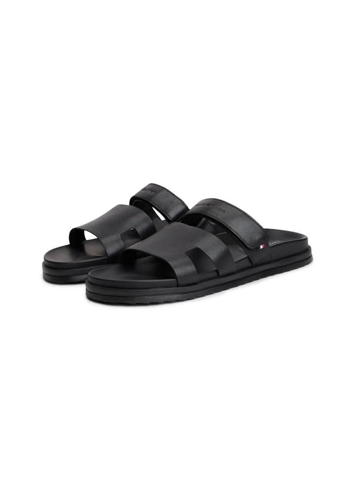 TOMMY HILFIGER  Adjustable Premium Lth Sandal for Men | Best Price UAE
