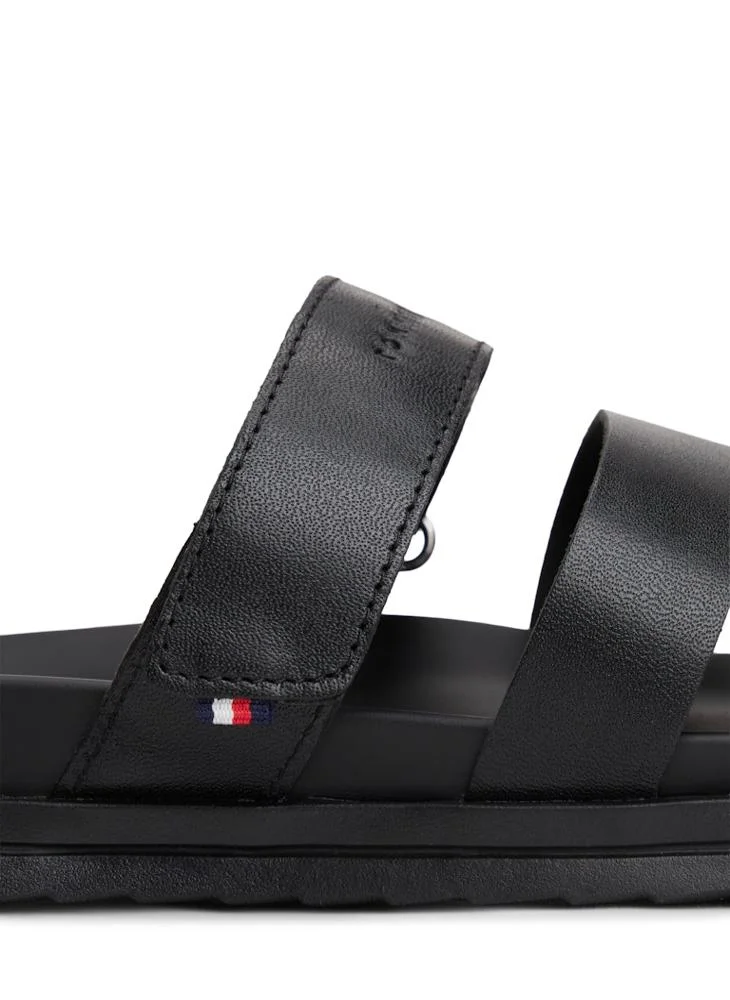 TOMMY HILFIGER  Adjustable Premium Lth Sandal for Men | Best Price UAE