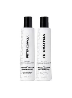 Peter Coppola Total Repair Shampoo & Conditioner Duo Colorsafe Sodium Chloridefree Sulfatefree Shampoo For Color Treated Hair And Smoothing Conditioner Keratin Treatment Aftercare (12 Fl Oz)  - Image 1