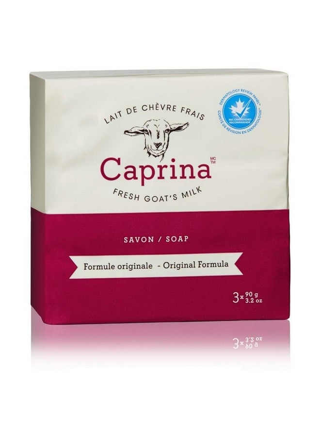 كابرينا صابون كابرينا باي كانوس فريش بحليب الماعز الأصلي، 3 قطع، 3.2 أونصة لكل قطعة - Image 1