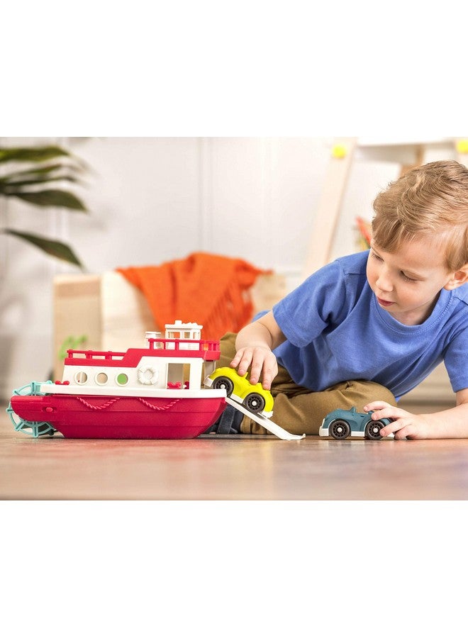 Battat- Wonder Wheels- Pool And Bath Toys For Babies, Toddlers - Floating Toy Boat For Water Play - Recyclable Materials- Ferry Boat - 1 year + - Image 2