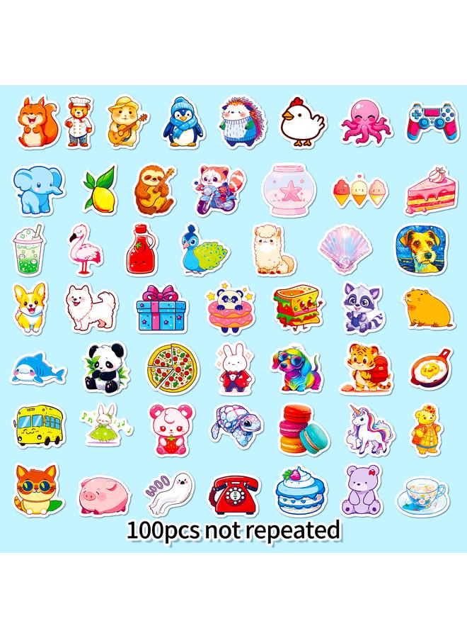 Bluejw 100 Mix And Match Small Size 4cm Cute Cure Small Fresh Stickers Hand Account Material Personalized Graffiti Waterproof Stickers - Image 4