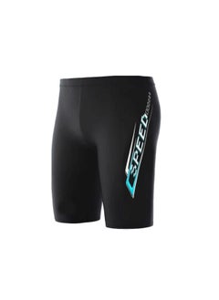 Swimming Trunks Men's Double-layer Sports Plus Size Five-point Trunks Swimming Trunks Quick-drying Hot Spring Swimming Trunks Racing Pants Wholesale-Color:07-