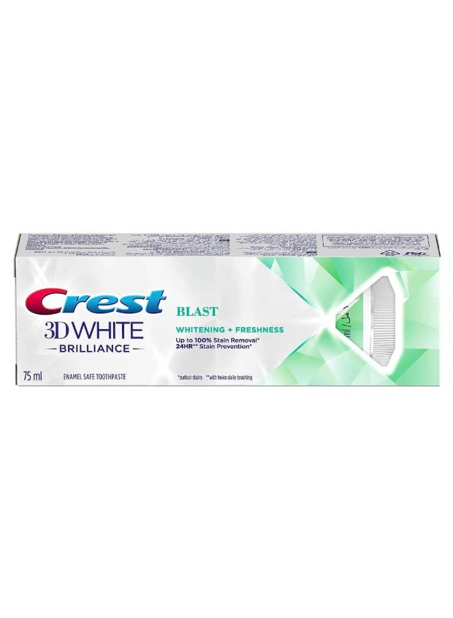 Crest 3D White ToothPaste Perfect whitening, 75ml - Image 1