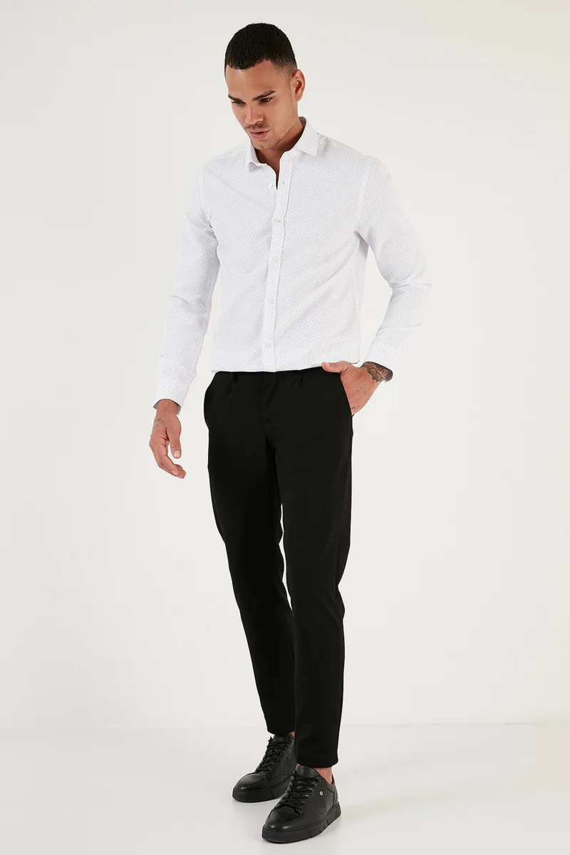 Buratti Cotton Slim Fit Long Sleeve Shirt Men's Shirt CF23S7492
