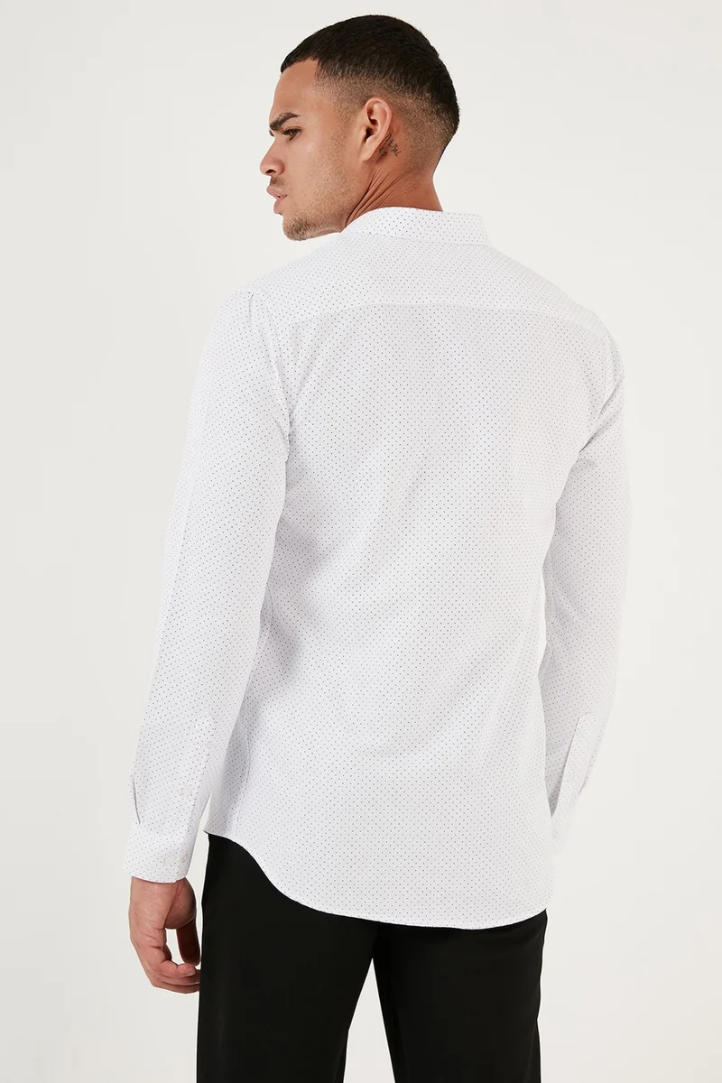 Buratti Cotton Slim Fit Long Sleeve Shirt Men's Shirt CF23S7492