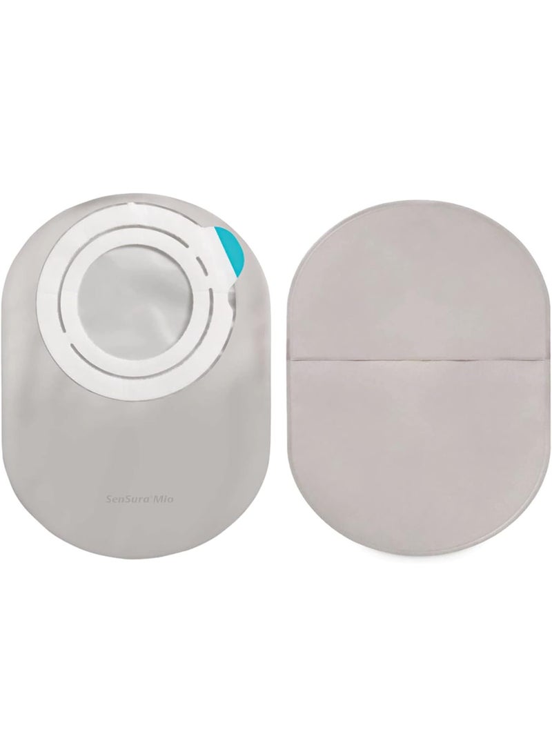 Coloplast - SenSura Mio Flex Filtered Ostomy Pouch, Two-Piece System Maxi Closed End, 12213 - Box of 30 - Image 1