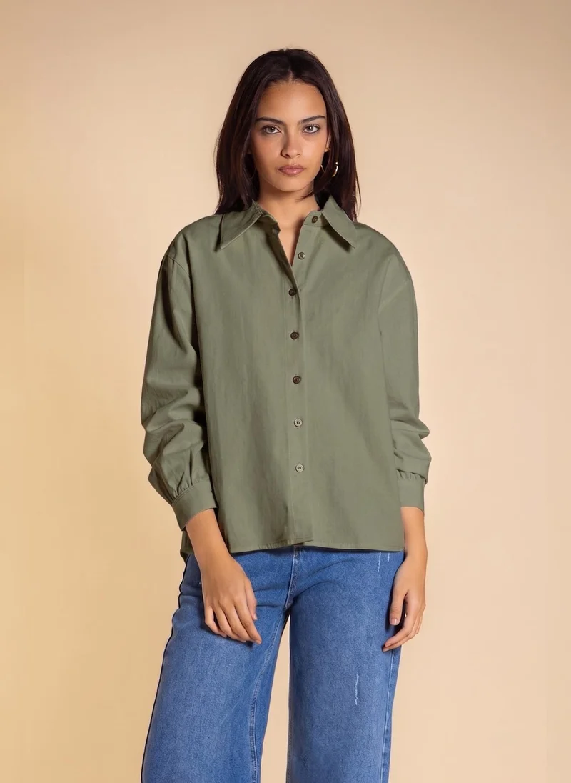 شايبس MIDWEIGHT COTTON SHIRT
