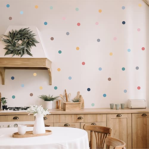 CELAENO Polka Dot Wall Decal Stickers for Kids Nursery Bedroom Removable Colorful Dot Wall Stickers for Baby Girls Boys Room Decorations - Image 3