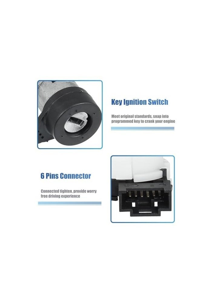 Wivplex Ignition Switch and Steering Lock Cylinder Set - Image 3