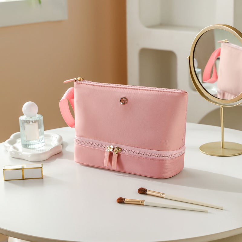 New Large Capacity Cosmetic Bag Outgoing Portable Handbag Travel Wash Bag Women Skin Care Double Layer Storage Bag - Image 1