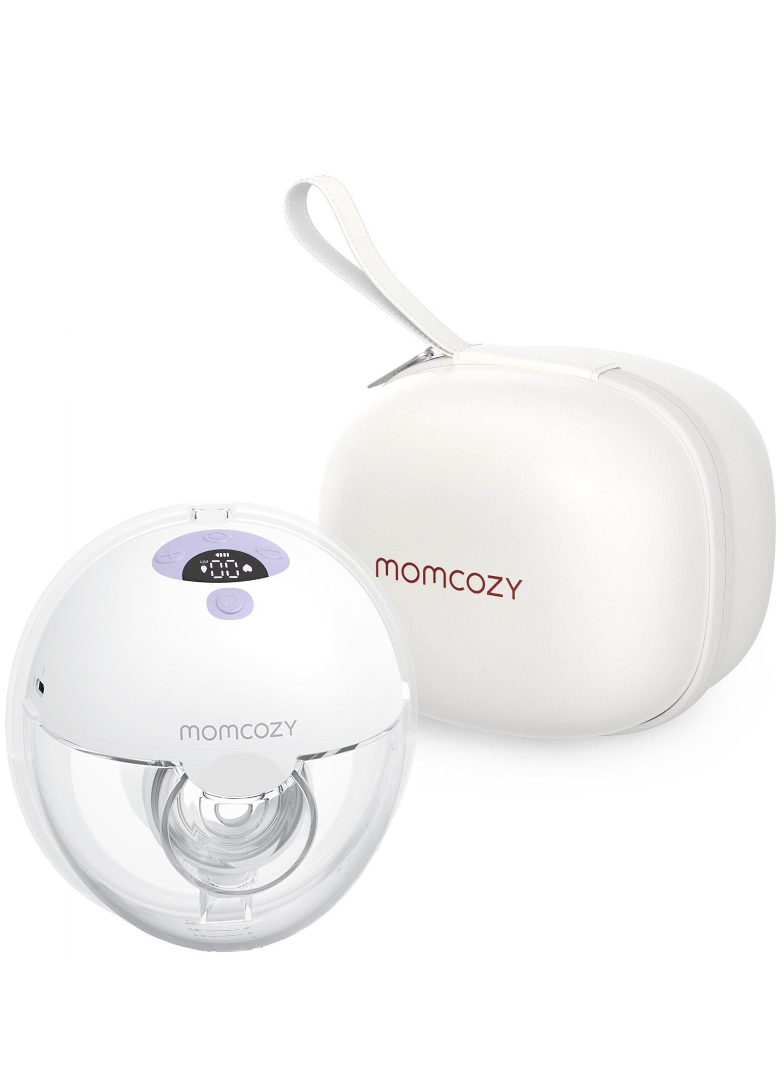 Momcozy مضخة ثدي كهربائية واحدة M5، بدون استخدام اليدين، محمولة، 3 أوضاع و9 مستويات 