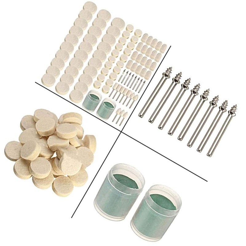 DIY Crafts DIY Crafts 9 Standard 3 Pcs 25 Pcs Mandrel 12 Felt Wool Polishing Wheels with Mandrel Fits DIY Tools For Dremel Do9 Standard  - Image 4