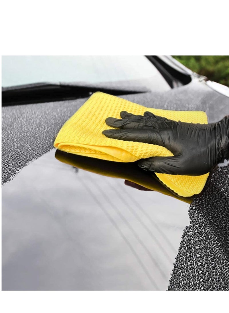 Sword Pro Concave Convex Sword Pro 6D No Resistance Cleaning Chamois Combo 2pcs 64x43cm Yellow - Super Absorbent PVA Towels for Car, Glass, Furniture, Multi-Surface Cleaning. - Image 3