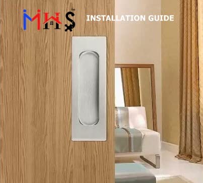 MHS Aluminium Concealed Pull Handle For Sliding Door Pack Of 2 Pcs (160Mm, Black Vmc Model) - Image 3