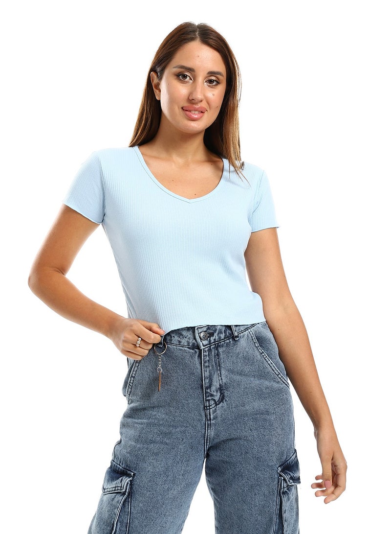 Coctail 2568-basic top-light blue - Image 1