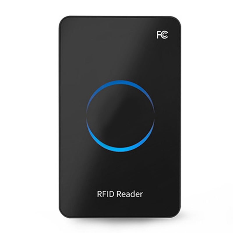 قارئ RFID لاسلكي UHF: توصيل USB سريع الشغل 1.4 ميجا، استجابة سريعة 0.2 ثانية، نطاق قراءة 50 سم - بروتوكولات متعددة ISO18000-6C/6B، قارئ RFID ذكي مكبض سطح المكتب للاستخدام الداخلي في المكاتب والأعمال - Image 1