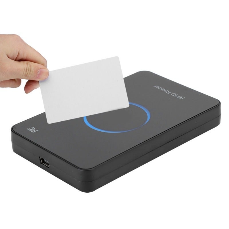 قارئ RFID لاسلكي UHF: توصيل USB سريع الشغل 1.4 ميجا، استجابة سريعة 0.2 ثانية، نطاق قراءة 50 سم - بروتوكولات متعددة ISO18000-6C/6B، قارئ RFID ذكي مكبض سطح المكتب للاستخدام الداخلي في المكاتب والأعمال - Image 4