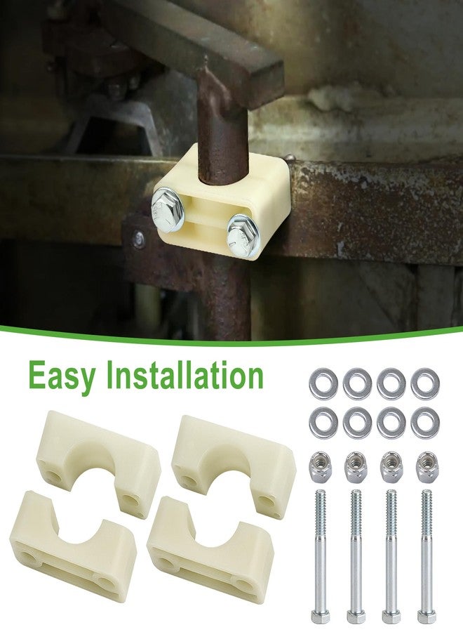 10L0L Golf Cart Brake Block Mounting Set with Screw Nut Fits Club Car DS Carryall Golf Cart 1981-up, OEM# 1011402 - Image 4