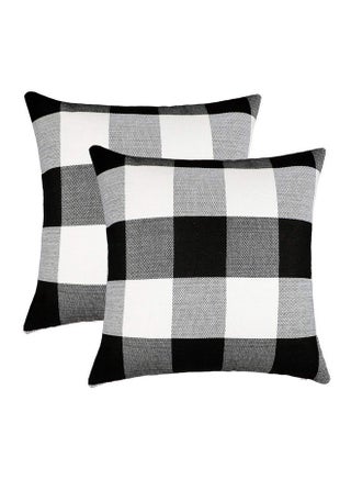 Black and White Buffalo Check Plaids Throw Pillow Case Cushion Cover for Sofa 18 x 18 Inch, Pack of 2 - pzsku/Z0CDD49181927C7CEA0A4Z/45/1751005418/279e5e65-e89e-49e3-9b9f-0bcc529bfbe0
