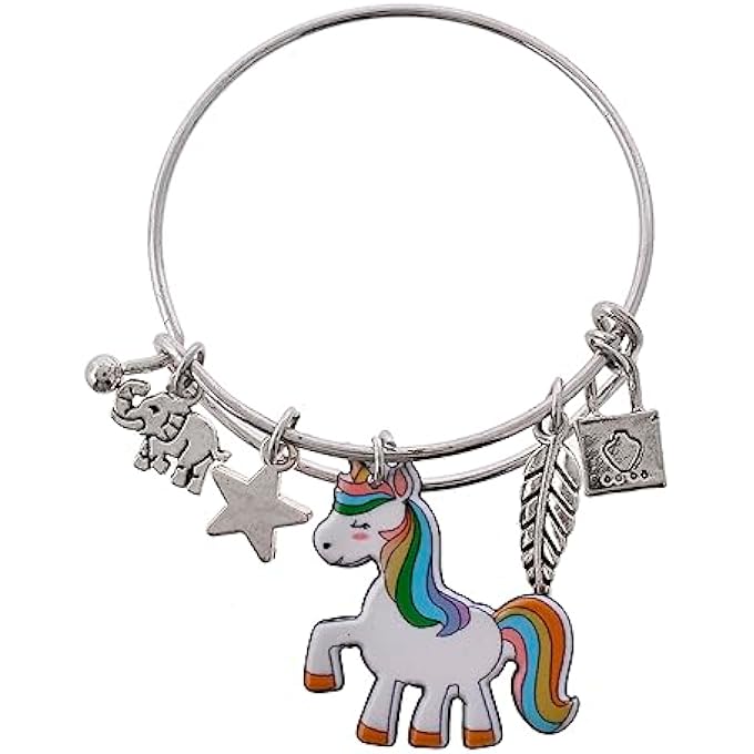rayihni Unicorn Charm Colorful Kids Rakhi - Image 1