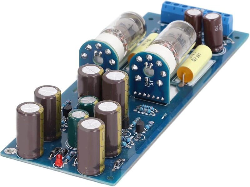 6J1 Tube Preamplifier Module HiFi Preamp Amplifier with LED 12V AC for Soft Beautiful Sound - Image 1