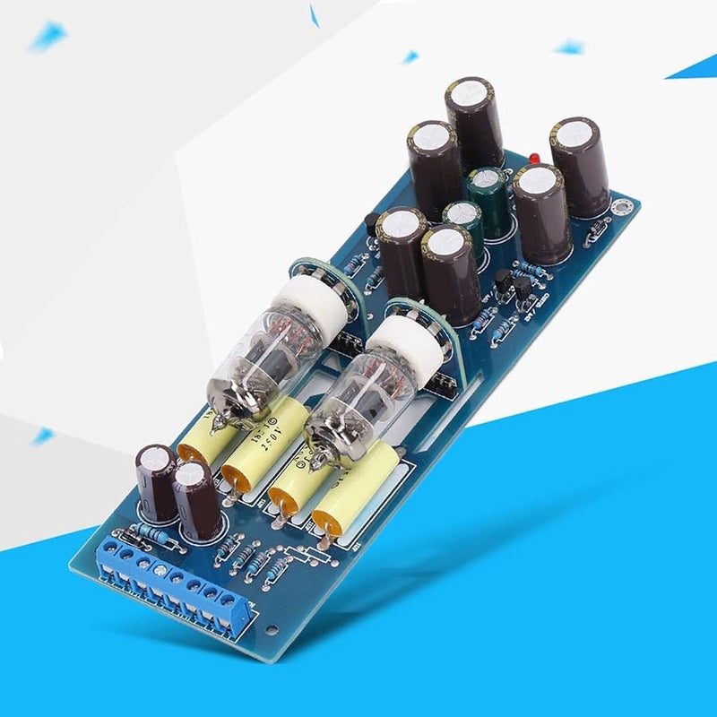 6J1 Tube Preamplifier Module HiFi Preamp Amplifier with LED 12V AC for Soft Beautiful Sound - Image 5