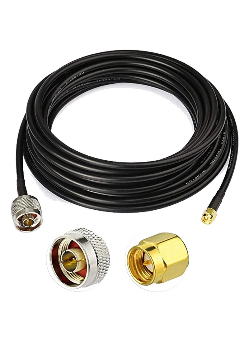 Ohm OHM N-Type Male to SMA Male Antenna Cable (RG223)  - Image 2