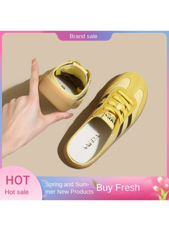 SAFIYA Saturday's Women's Sandals, Summer Outdoor Wear 2025 New Sandals, Breathable Hollow-out Half Slippers, Women's Shoes - Image 2