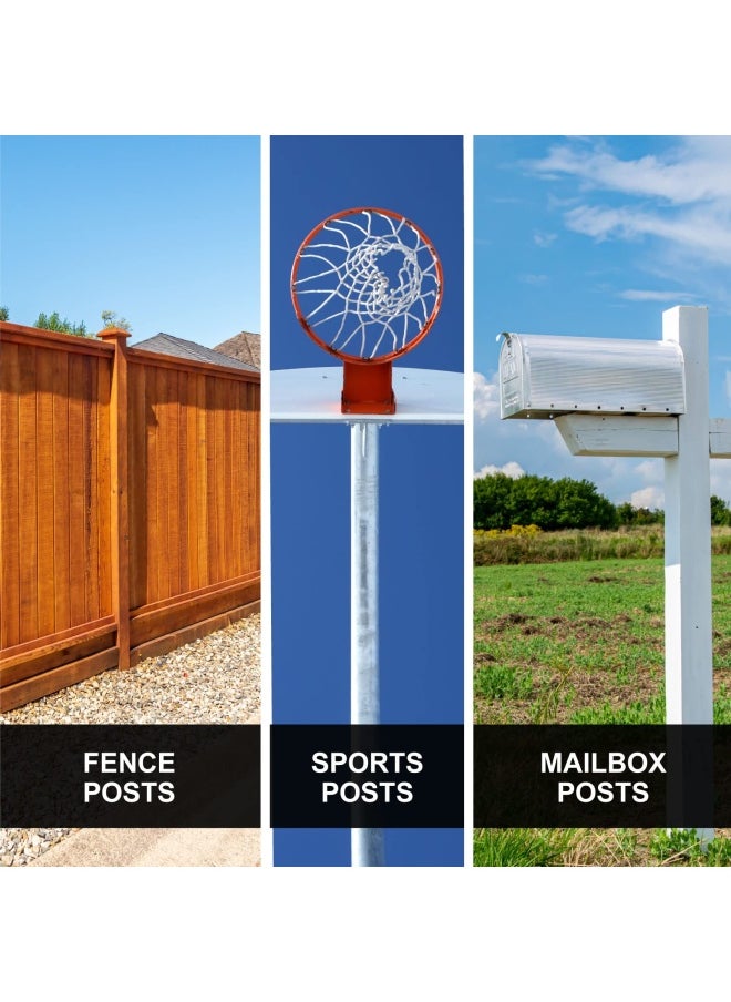 Generic - Fast 2K Fence Post Mix and Concrete Alternative and Replacement for Fence Post and Mail Post Installs. 32.8 oz Bag of Expanding Composite Footing Compound - Image 1