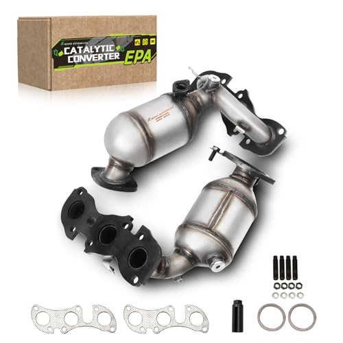 ECHO AUTOMILES Left & Right Catalytic Converter Compatible with Lexus ES300 2002 2003, Lexus ES330 2004-2006, Toyota Camry 2002-2006, Solara 2004-2008 Catalytic Convertor EPA Compliant 641525 674882 - Image 1