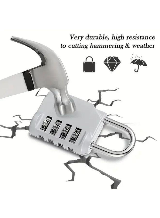 Color Mixing Resettable Digital Combination Lock Detachable Heavy Duty ABS 5 Number Code 1 Year Battery Free - Image 2