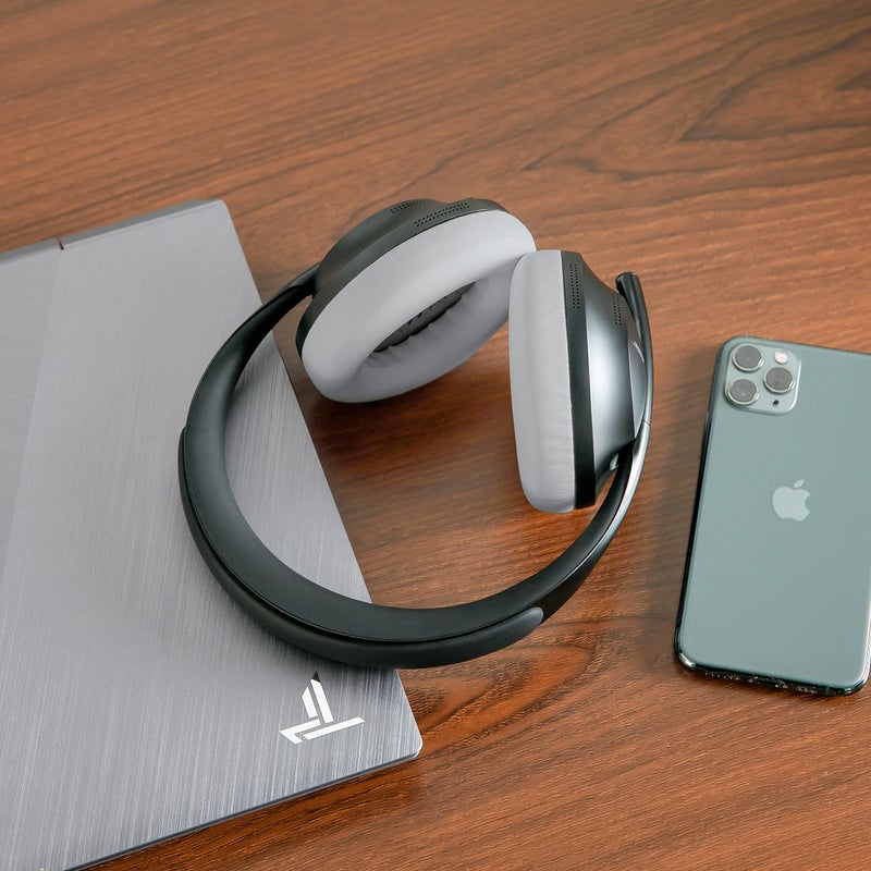 WC Wicked Cushions Upgraded Replacement Ear Pads for Bose 700 Noise Cancelling Headphones (NC700) - Softer PU Leather, Luxurious Memory Foam, Added Thickness, Extra Durable Ear Cushions | (Silver) - Image 3